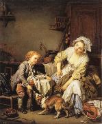 Jean Baptiste Greuze The Verwohnte child oil painting artist